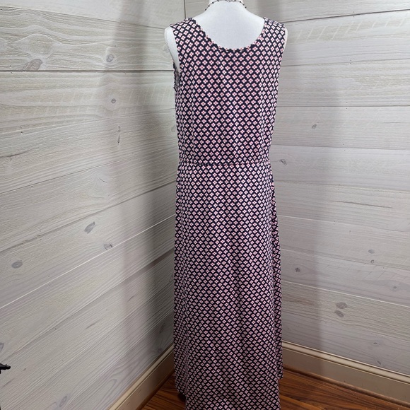 Talbots Cute Floral Maxi Dress L FREE SHIP - Picture 4 of 5